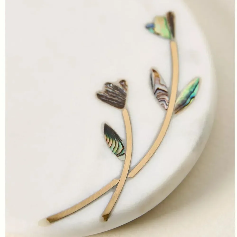 Anthropologie NWT Anthropologie Addie Round Coasters: Set of Two